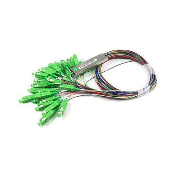 1x32 PLC Splitter FTTH optical splitter in Mini blockless steel tube